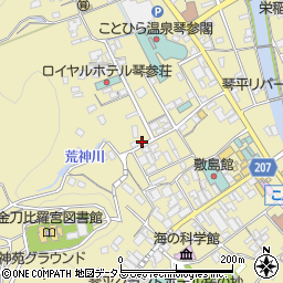 香川県仲多度郡琴平町861周辺の地図