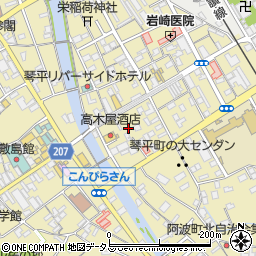 香川県仲多度郡琴平町223周辺の地図