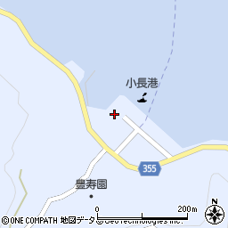 小長旅客ターミナル周辺の地図