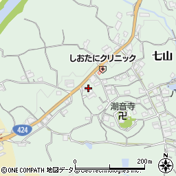 和歌山県海南市七山356周辺の地図