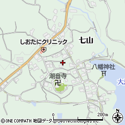 和歌山県海南市七山340周辺の地図