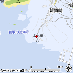 雑賀埼灯台周辺の地図