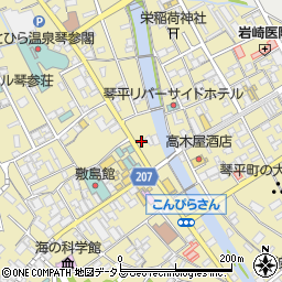 香川県仲多度郡琴平町614周辺の地図