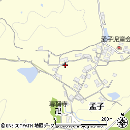 和歌山県海南市孟子周辺の地図