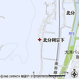 山口県美祢市大嶺町北分761周辺の地図