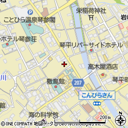 香川県仲多度郡琴平町632周辺の地図