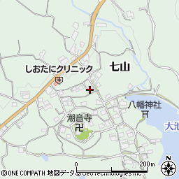 和歌山県海南市七山342周辺の地図