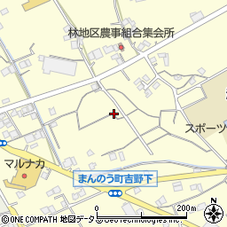 香川県仲多度郡まんのう町吉野下周辺の地図