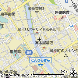 香川県仲多度郡琴平町242周辺の地図