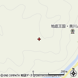 玖珂鉱山周辺の地図
