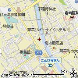 香川県仲多度郡琴平町615周辺の地図