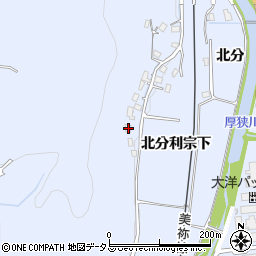 山口県美祢市大嶺町北分763周辺の地図