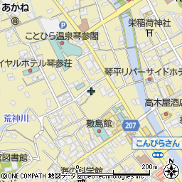 香川県仲多度郡琴平町707周辺の地図