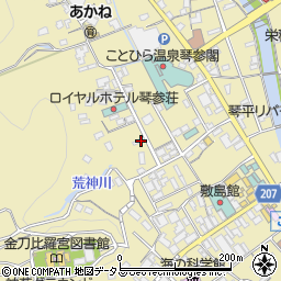 香川県仲多度郡琴平町864周辺の地図