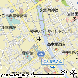 香川県仲多度郡琴平町611周辺の地図