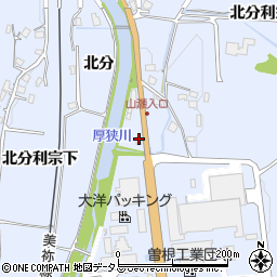 山口県美祢市大嶺町北分1275周辺の地図