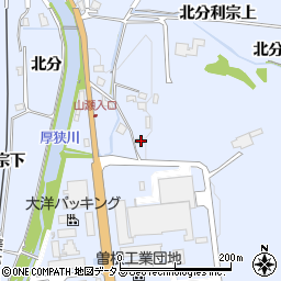山口県美祢市大嶺町北分1285周辺の地図