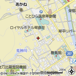 香川県仲多度郡琴平町689周辺の地図