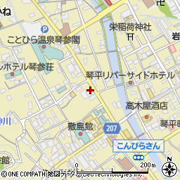 香川県仲多度郡琴平町636-2周辺の地図