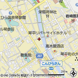香川県仲多度郡琴平町609周辺の地図