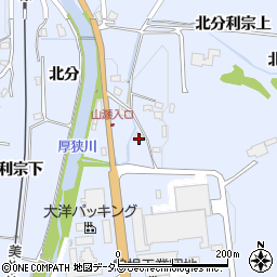 山口県美祢市大嶺町北分1274周辺の地図