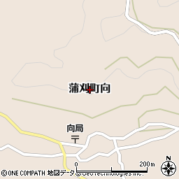 広島県呉市蒲刈町向周辺の地図