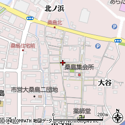 徳島県鳴門市撫養町大桑島北之組周辺の地図