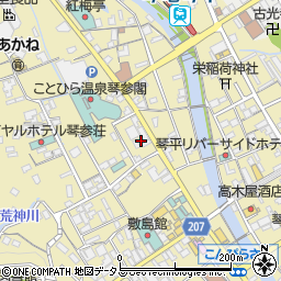 香川県仲多度郡琴平町698周辺の地図