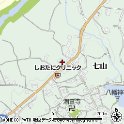 和歌山県海南市七山216周辺の地図