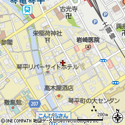 香川県仲多度郡琴平町256周辺の地図