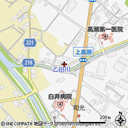 香川県三豊市高瀬町上高瀬122周辺の地図