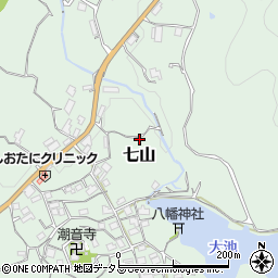 和歌山県海南市七山300周辺の地図