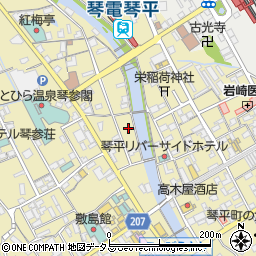 香川県仲多度郡琴平町600周辺の地図