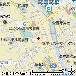 香川県仲多度郡琴平町699周辺の地図