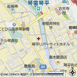 香川県仲多度郡琴平町599周辺の地図