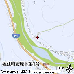 香川県高松市塩江町安原下第１号628周辺の地図