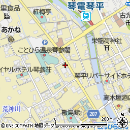 香川県仲多度郡琴平町696周辺の地図