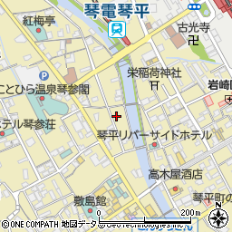 香川県仲多度郡琴平町598周辺の地図