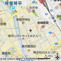 香川県仲多度郡琴平町257周辺の地図