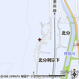 山口県美祢市大嶺町北分768周辺の地図