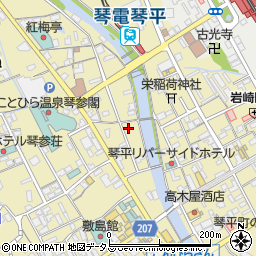 香川県仲多度郡琴平町597周辺の地図