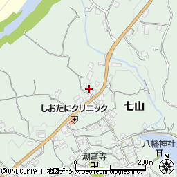 和歌山県海南市七山261周辺の地図