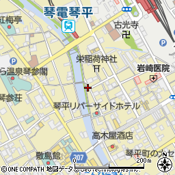 香川県仲多度郡琴平町263周辺の地図