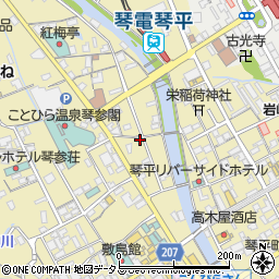 香川県仲多度郡琴平町651-1周辺の地図