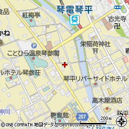 香川県仲多度郡琴平町651周辺の地図