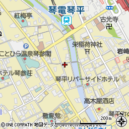 香川県仲多度郡琴平町596-2周辺の地図