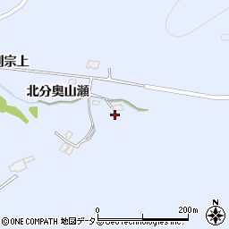 山口県美祢市大嶺町北分1477周辺の地図