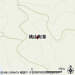 和歌山県紀の川市桃山町峯周辺の地図