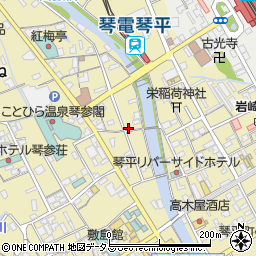 香川県仲多度郡琴平町595-2周辺の地図