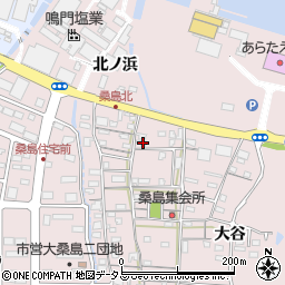 徳島県鳴門市撫養町大桑島北之組70-2周辺の地図